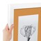 ArtToFrames Collage Photo Picture Frame with 5 - 4x6 inch Openings, Framed in White with Over 62 Mat Color Options and Plexi Glass (CSM-3966-153)